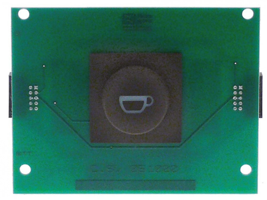 control PCB L 117mm W 90mm with button buttons 1