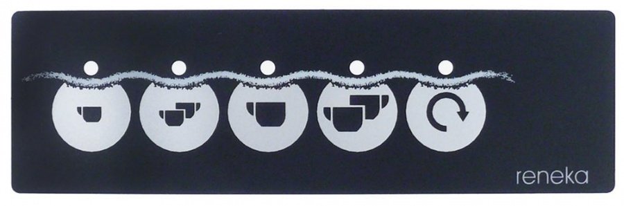Folie tastatura cu 5 butoane 130 x 40 mm, RENEKA - 402440