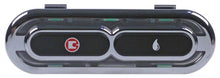 Tastatura cu 2 butoane 46 x 146 mm, SANREMO - 402477