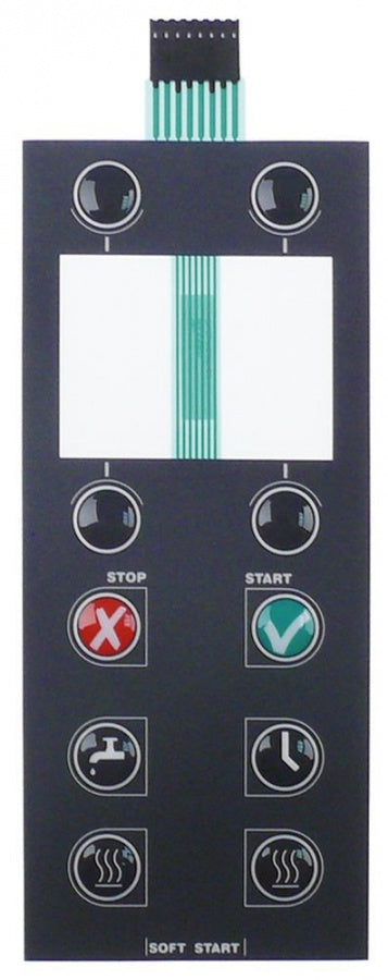 membrane keypad buttons 10 suitable for ANIMO for ComBi Line L 183mm W 78mm