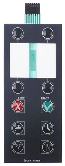 membrane keypad buttons 10 suitable for ANIMO for ComBi Line L 183mm W 78mm