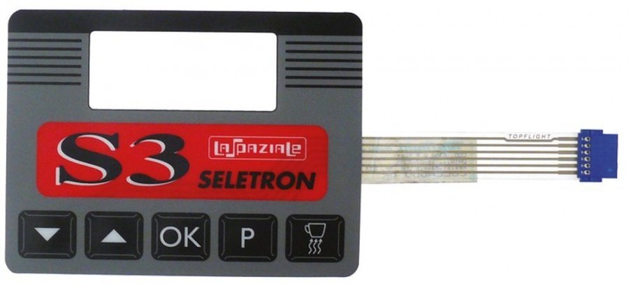 Tastatura membrana 135 x 100 mm, SPAZIALE S3 Seletron - 402524