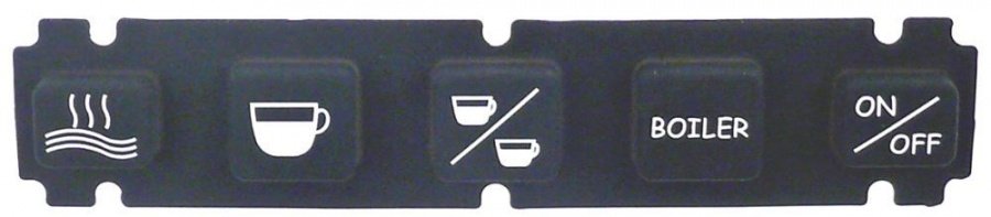 buttons strip buttons 5 L 156mm W 31mm