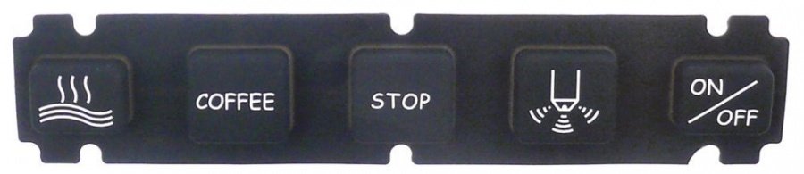 buttons strip buttons 5 L 154mm W 31mm
