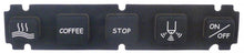 buttons strip buttons 5 L 154mm W 31mm