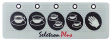 Folie tastatura cu 5 butoane, 110 x 38 mm, Seletron Plus - 402531