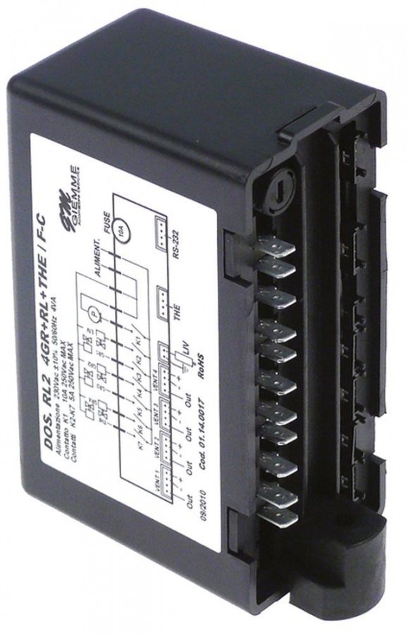 Modul - centralina dozare RL2 4GR+RL+THE/F-C, 230 V, 50/60 Hz, 5-10 A - 402534