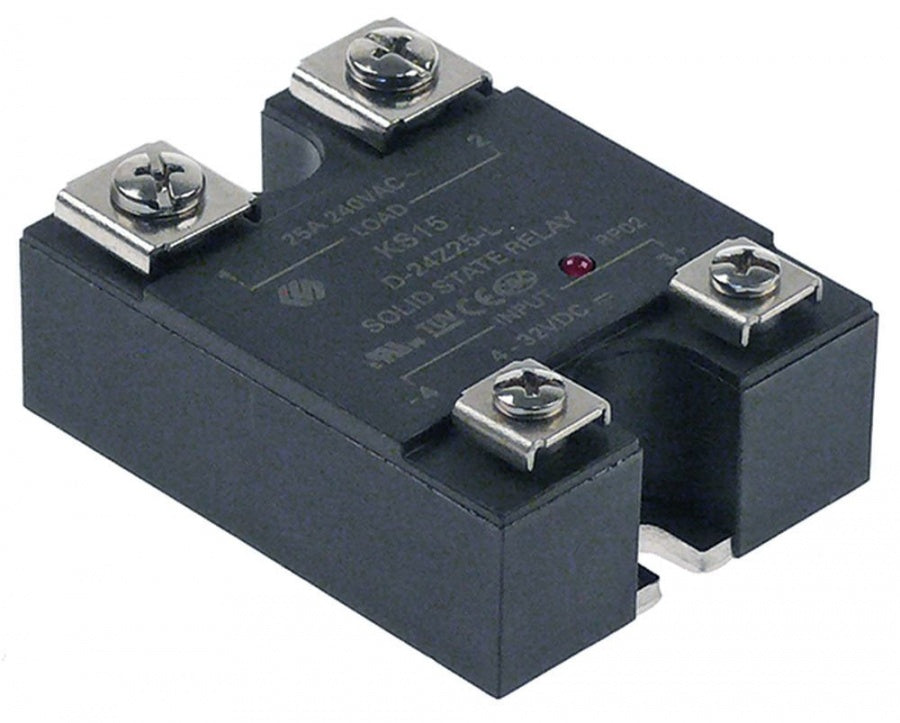 Releu de putere electronic - semiconductor SSR, HFS D-24Z25-L, 25 A, L 58 x 45 mm, cu LED - 402566