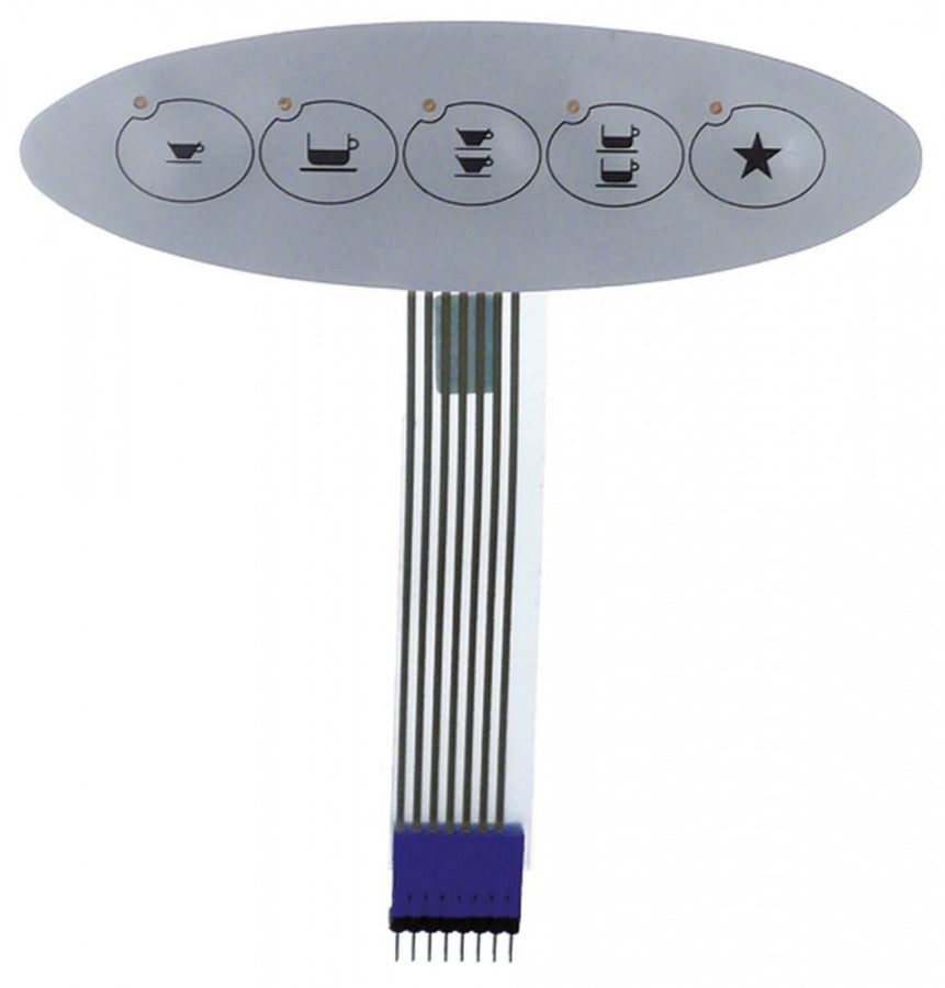 membrane keypad L 134mm W 39mm