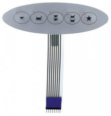 membrane keypad L 134mm W 39mm