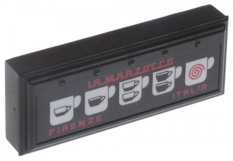 keypad unit buttons 5  suitable for MARZOCCO type 3D5+TEA lighting LED with tea programm