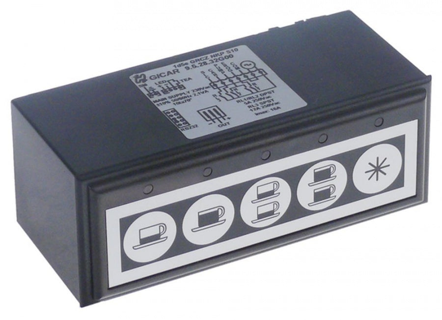 Tastatura cu 5 butoane 1d5e GRCZ NKP S10, 230V, 46x117mm - 402626