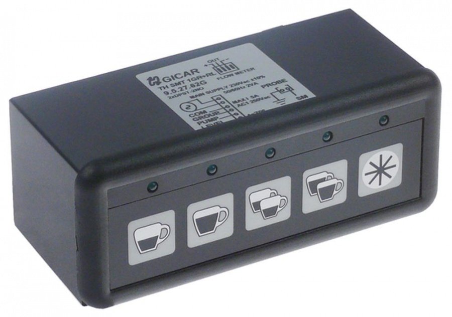 Tastatura cu 5 butoane TH SMT 1GR+RL, 230V, 50x120mm - 402628