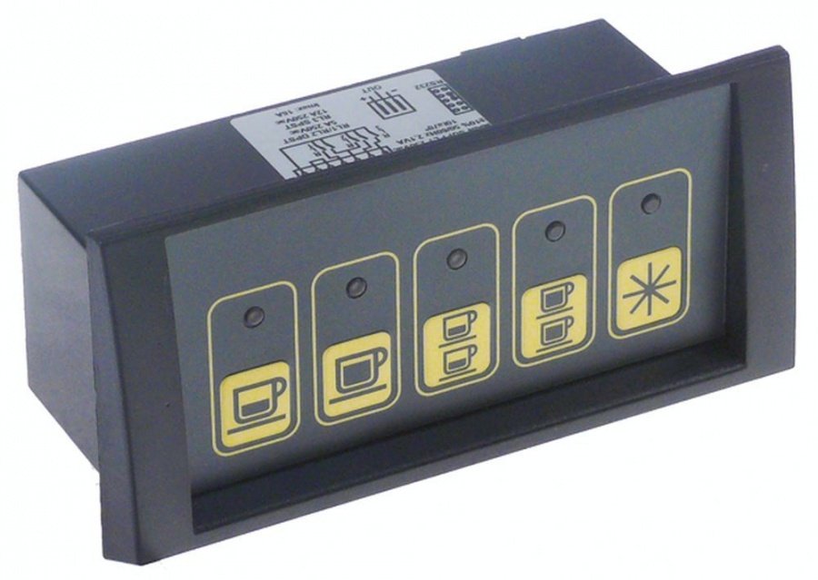 Tastatura 5 butoane 1d5e GRCZ NKP S10, 230V, 64x132mm - 402631