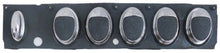 buttons strip mounting pos. left buttons 6 L 205mm W 42mm silver suitable for FAEMA for E92 A