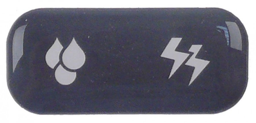 keypad foil black/white buttons 2 suitable for S.V. ITALIA L 44mm W 20mm to glue on