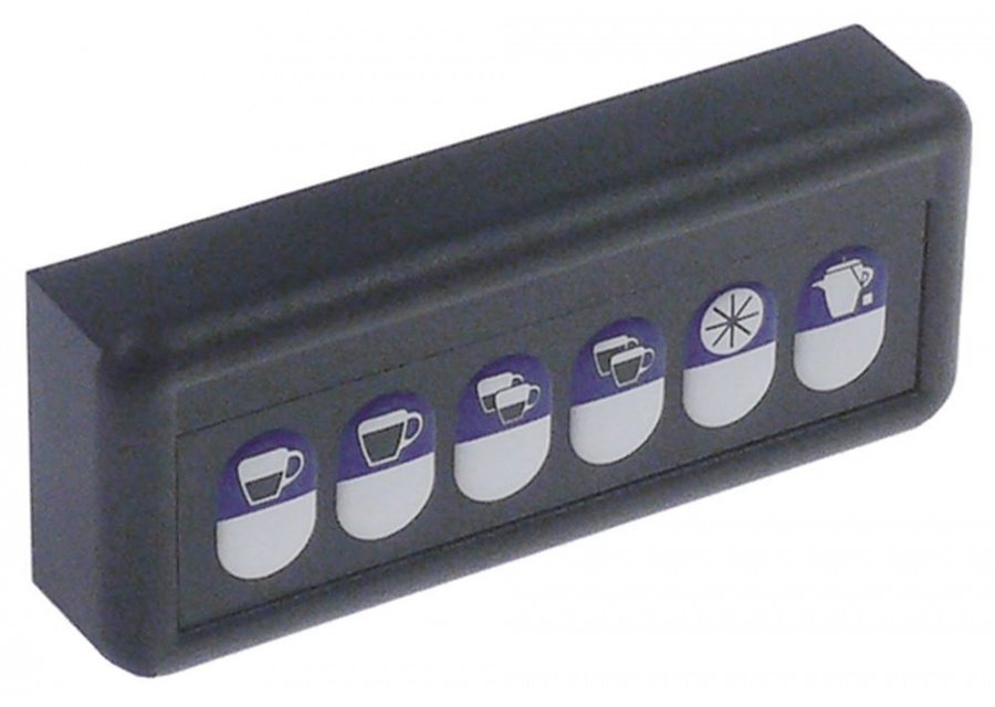 Tastatura cu 6 butoane, L 120 x 50 mm, GICAR 9.9.08.82G - 402666
