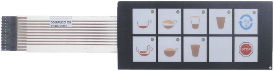 membrane keypad buttons 9 suitable for ASTORIA L 135mm W 60mm