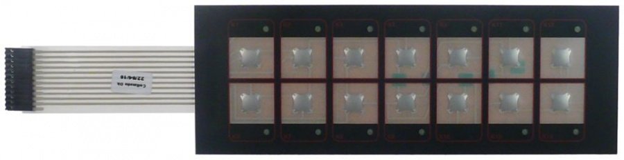 membrane keypad suitable for ASTORIA L 205mm W 73mm