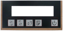 keypad foil black/silver/red buttons 4 suitable for ASTORIA L 142mm W 68mm