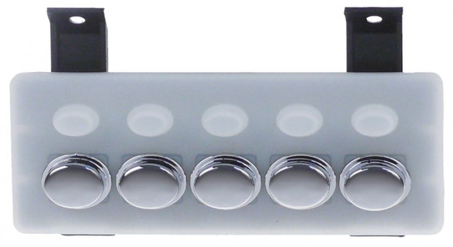 Tastatura cu 5 butoane iluminata 46 x 122 mm - 402786