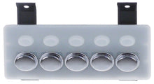 Tastatura cu 5 butoane iluminata 46 x 122 mm - 402786