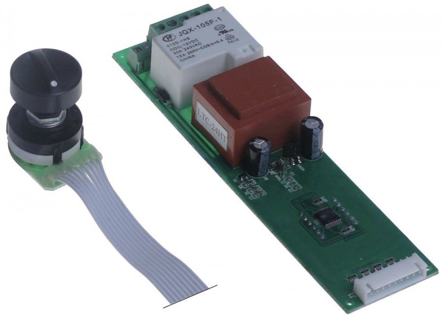 display PCB fridge EF400/600 L 150mm W 38mm with potentiometer with thermostat type LTC-24HT