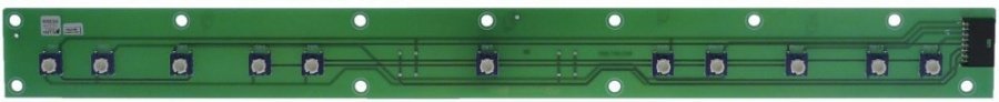 keypad PCB 2 groups L 469mm W 44mm suitable for FAEMA JUBILE buttons 11 for E61
