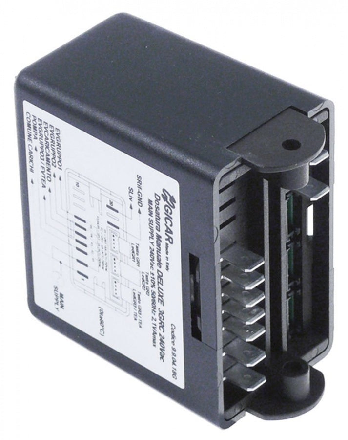dosing electronics 3-group 240V AC 50/60Hz 2,1A type DELUXE 3GRC