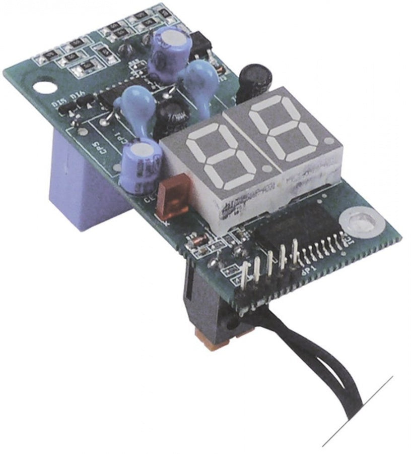 PCB thermometer L 68mm W 33mm cable length 2000mm 230V with probe voltage AC
