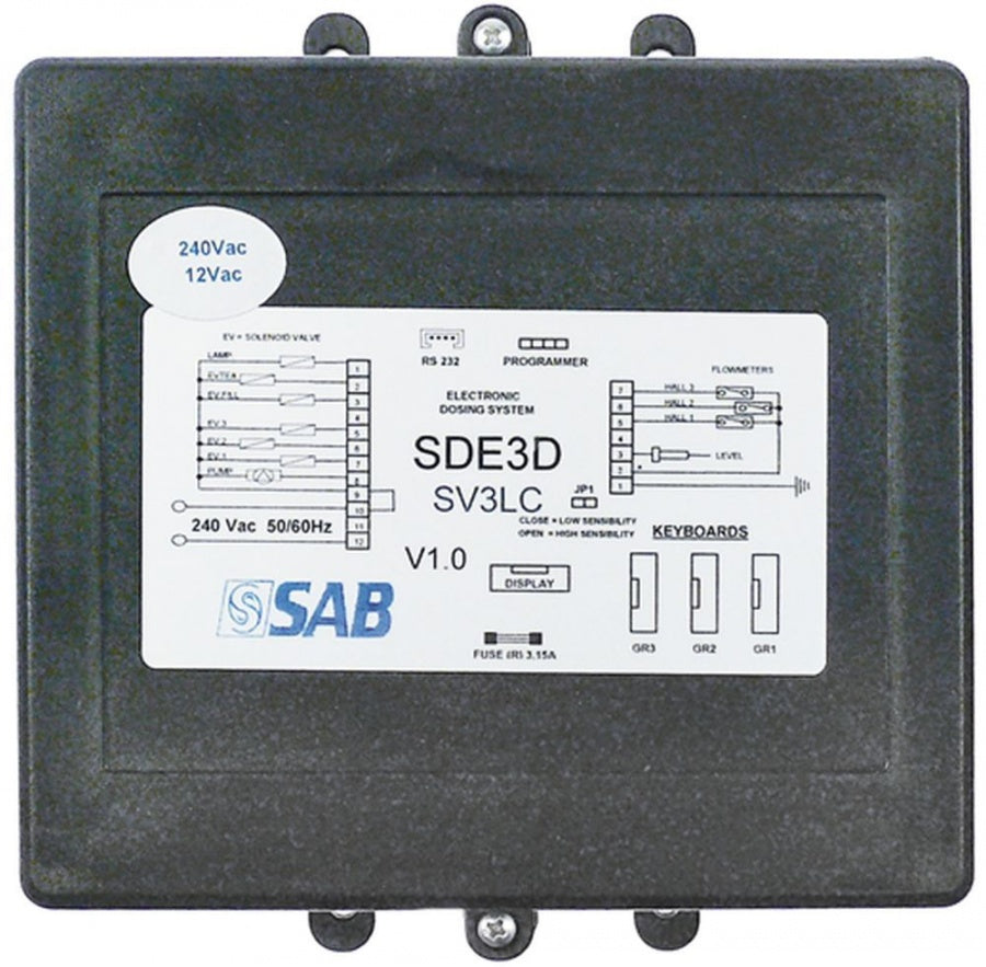 central unit 230V AC 3 groups type SDE3D SV3LA 50/60Hz