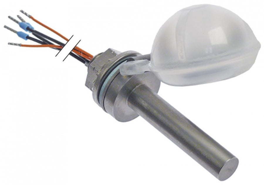 float switch thread 1/4" 1CO ø 12mm L 65mm mounting ø 16mm 24V 0,5A cable cable length 100mm