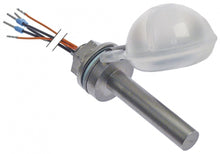 float switch thread 1/4" 1CO ø 12mm L 65mm mounting ø 16mm 24V 0,5A cable cable length 100mm