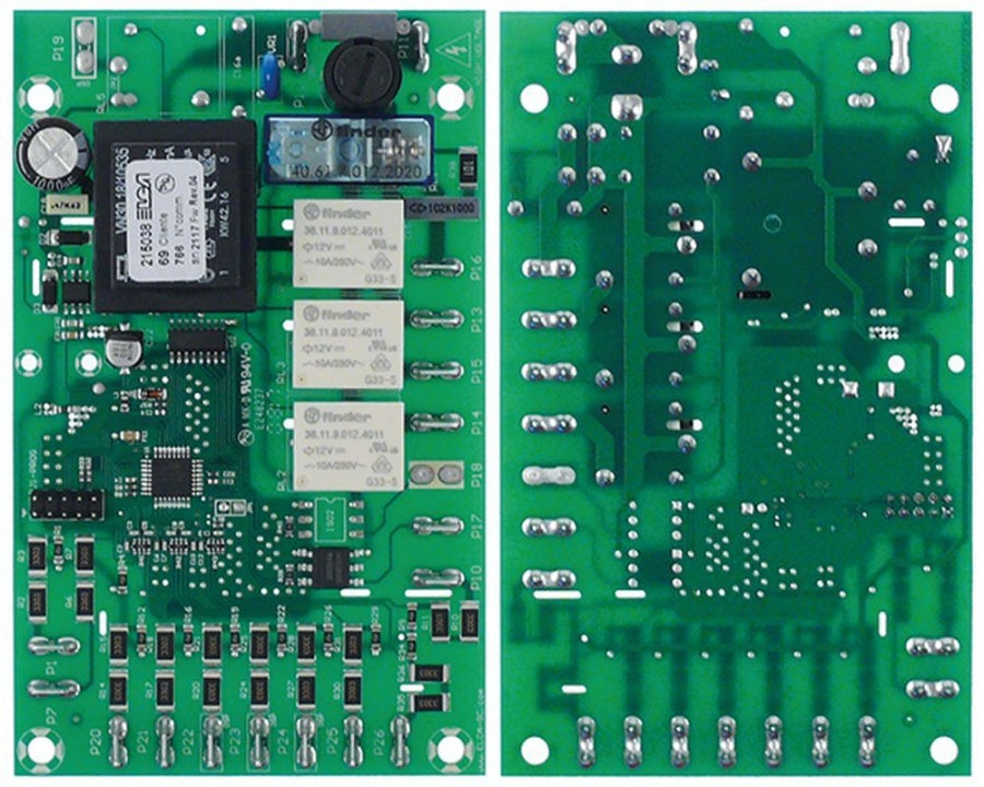 Placa electronica de comanda, p.c.b, 135 x 80 mm, 215029, 215038 - 403093