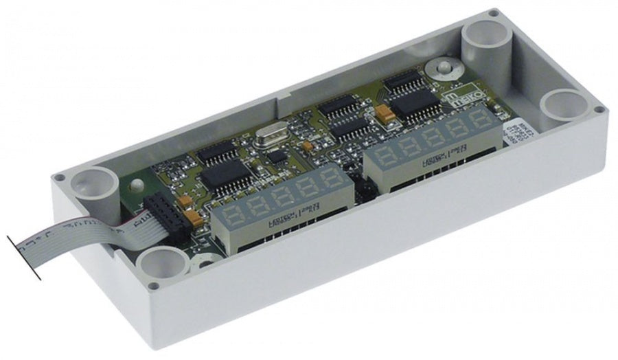display PCB for dishwasher L 141mm W 55mm cable length 140mm with housing