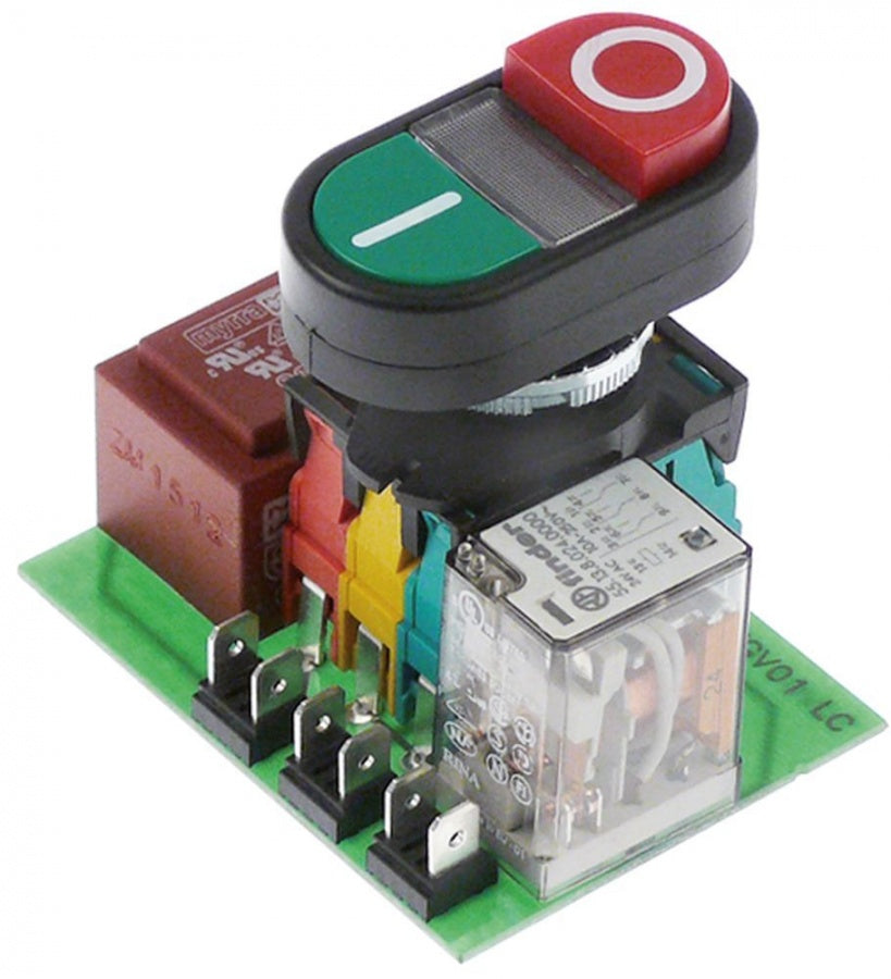 control PCB meat mincer TC8/TCE8/TCE8-2000 230V 10A L 79mm W 59mm connection male faston 6,3mm