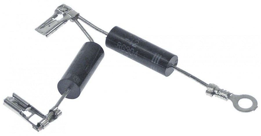 Diode de înaltă tensiune, terminali papuc F4,8mm, inel M4, pentru microunde - 403185