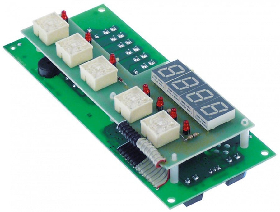 Placa tastatura cu display si 5 butoane pentru grill SRH1060, L 163 mm, W 70 mm - 403251