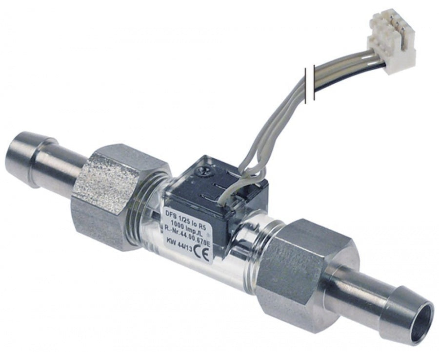 Senzor de curgere - flowmetru - cu cablu 3 fire 1300 mm, racorduri ø 10 mm - 403301