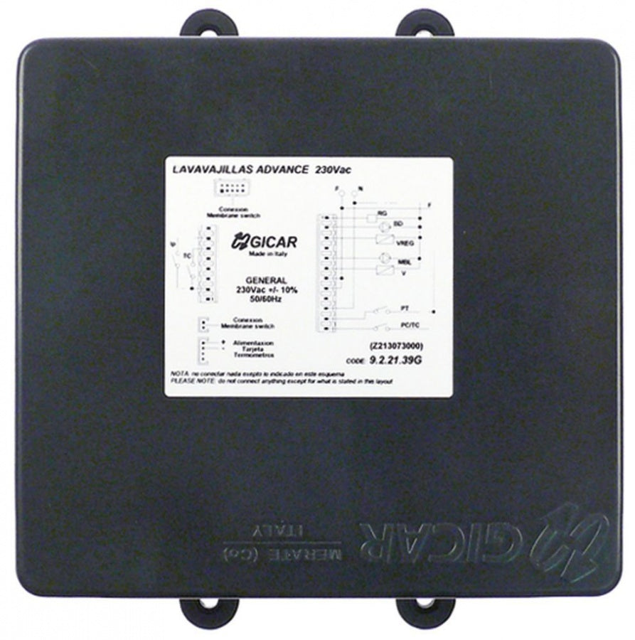 Placa electronica GICAR 9.2.21.39G00, L 128 mm, W 118 mm - 403308