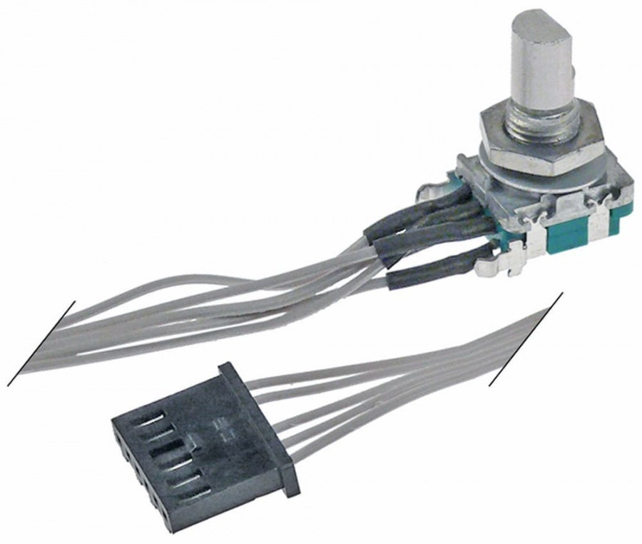 encoder for coffee grinder cable length 400mm shaft 6x4.6mm shaft L 15mm - 403513