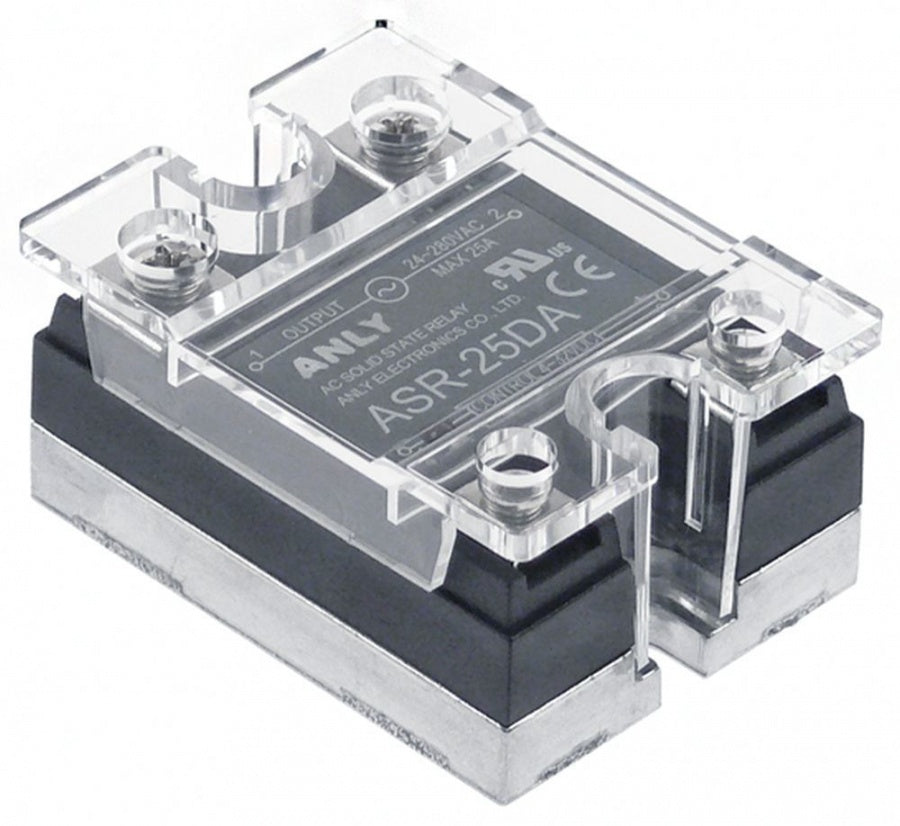 Releu de putere electronic - semiconductor SSR ANLY ASR-25DA, 25 A, L 47,5 x 43 mm - 403522