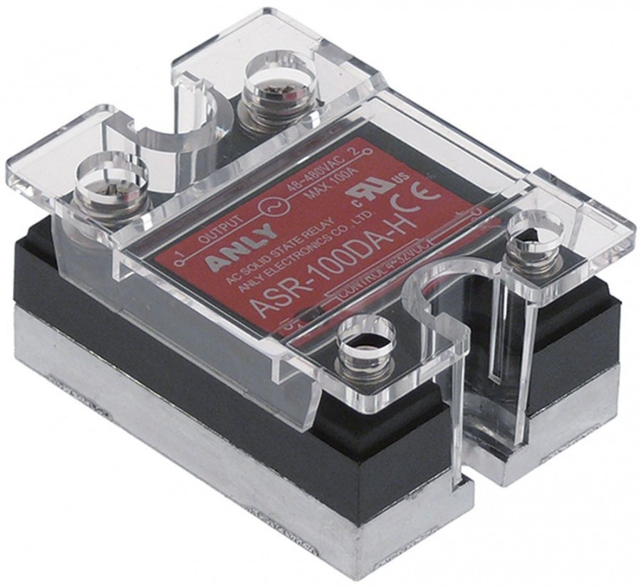 Releu de putere electronic - semiconductor SSR, ANLY ASR-100DA-H, 100 A, L 47,5 x 43 mm - 403530