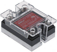 Releu de putere electronic - semiconductor SSR, ANLY ASR-100DA-H, 100 A, L 47,5 x 43 mm - 403530