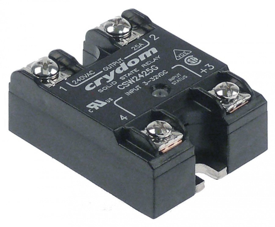 Releu de putere electronic - semiconductor SSR CRYDOM CSW2425G, 25 A, L 57 x 45 mm - 403540