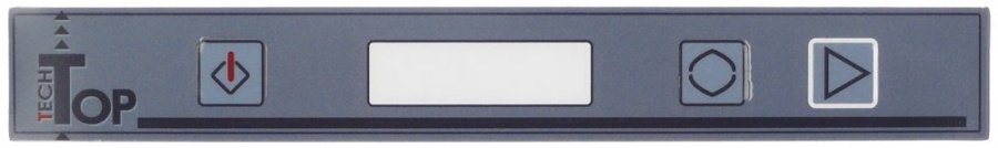 folie panou frontal mașină de spălat vase Toptech 24-28 L 257mm L 36mm