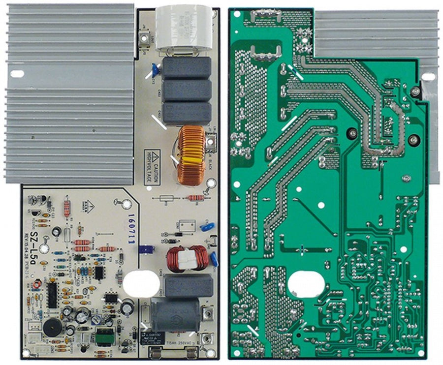 placa electronica aparat cu inducție GIC3035 L 267mm L 160mm racord racord cu șurub