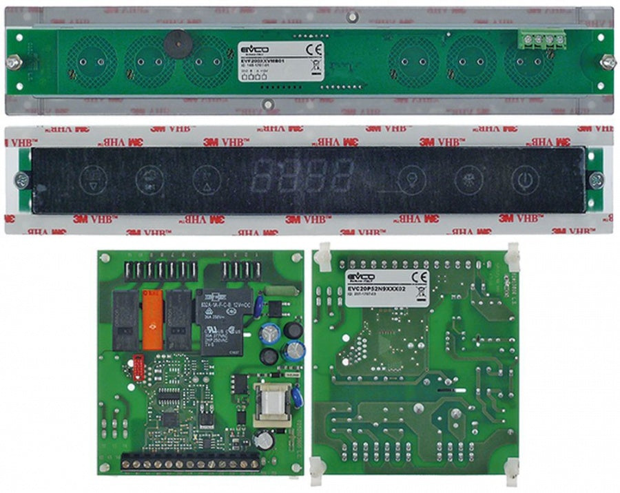 placa electronica display cu tastatura vitrină frigorifică BGL2-VT programare FRENOX D