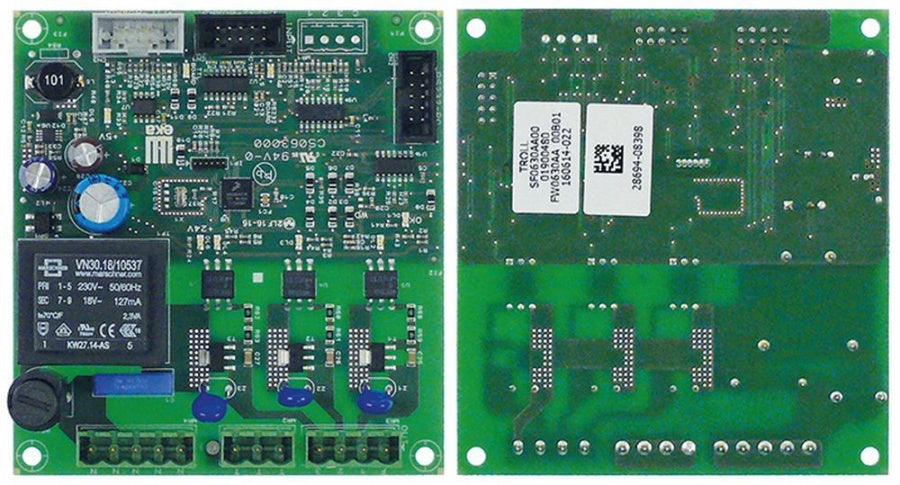 placa electronica de control p.c.b. cuptor combinat cu aburi serie EKF L 105mm L 98mm