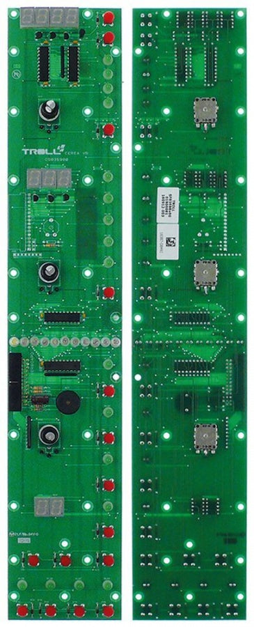 placa electronica de control p.c.b. cuptor combinat cu aburi serie EKF L 432mm L 80mm